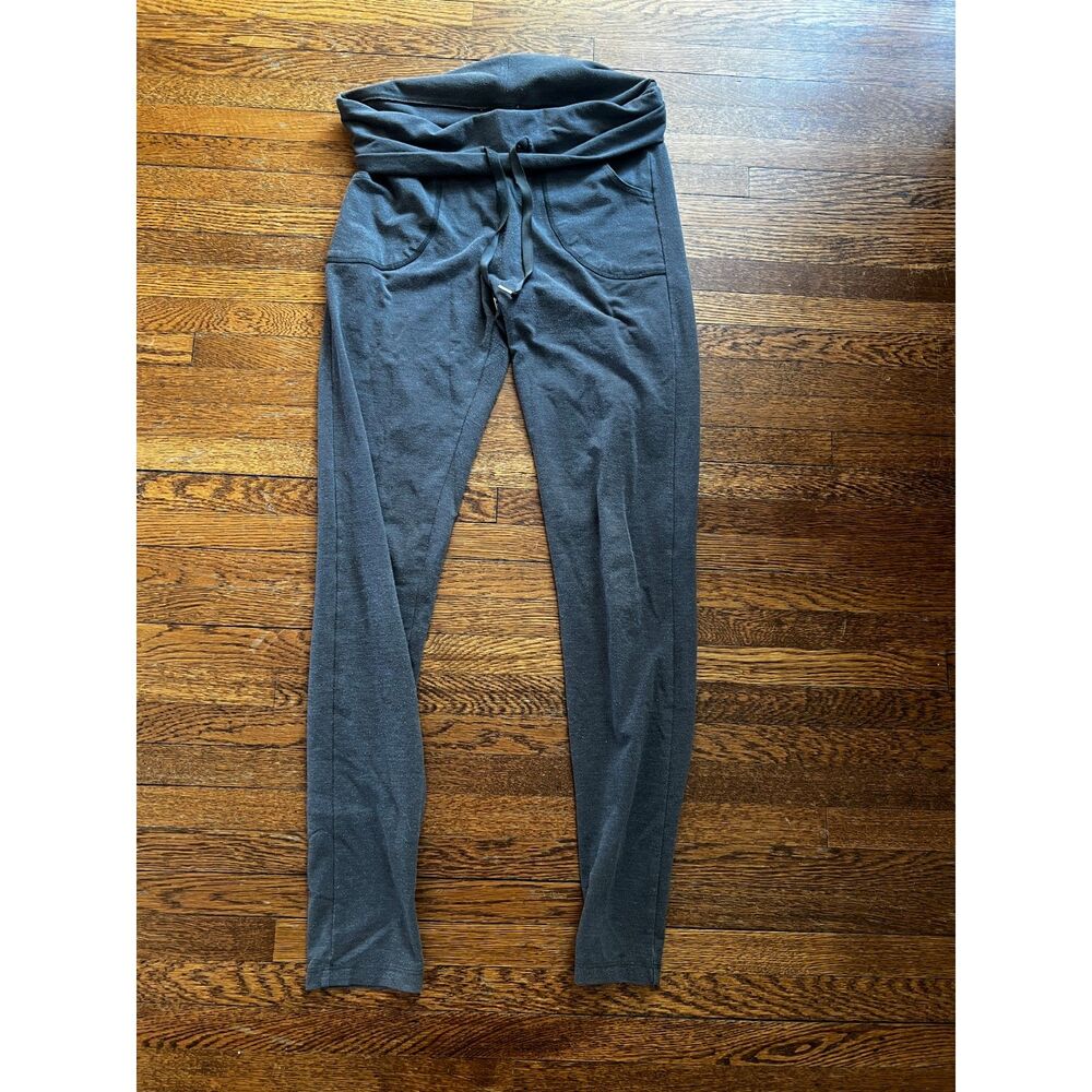 Y2K Victoria's Secret Gray Ultra‎ High Rise Fold Over Leggings Size Medium